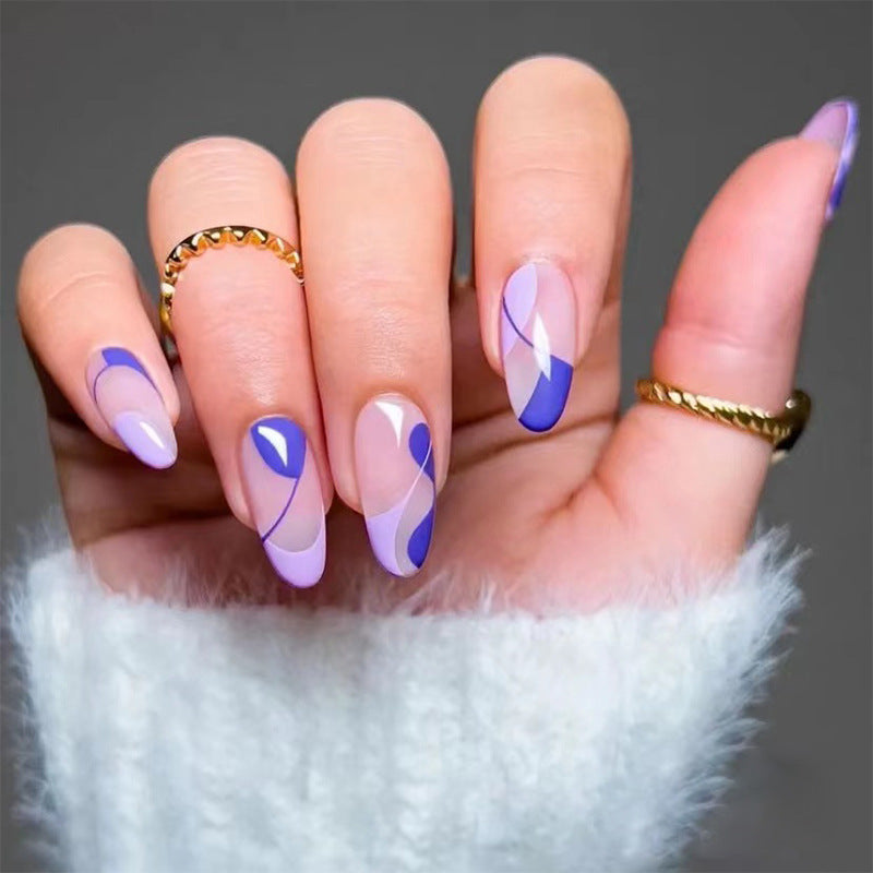 Floral Press-On Nails 10 Pieces