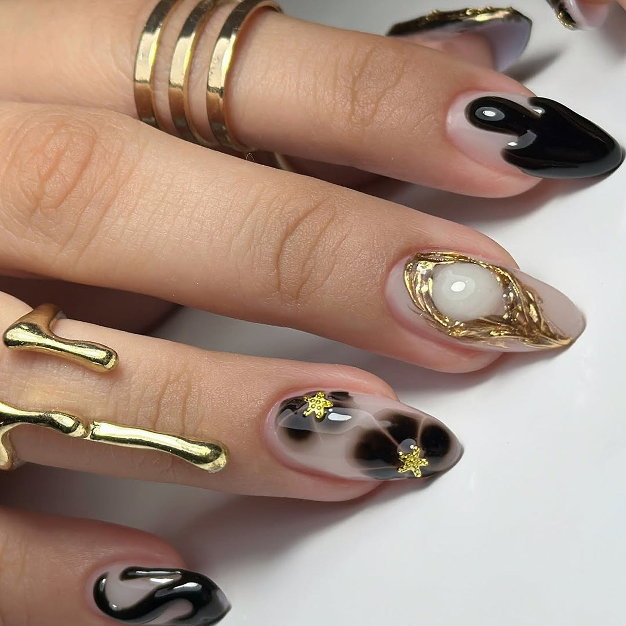 Gothic Nail Set 10 Pieces