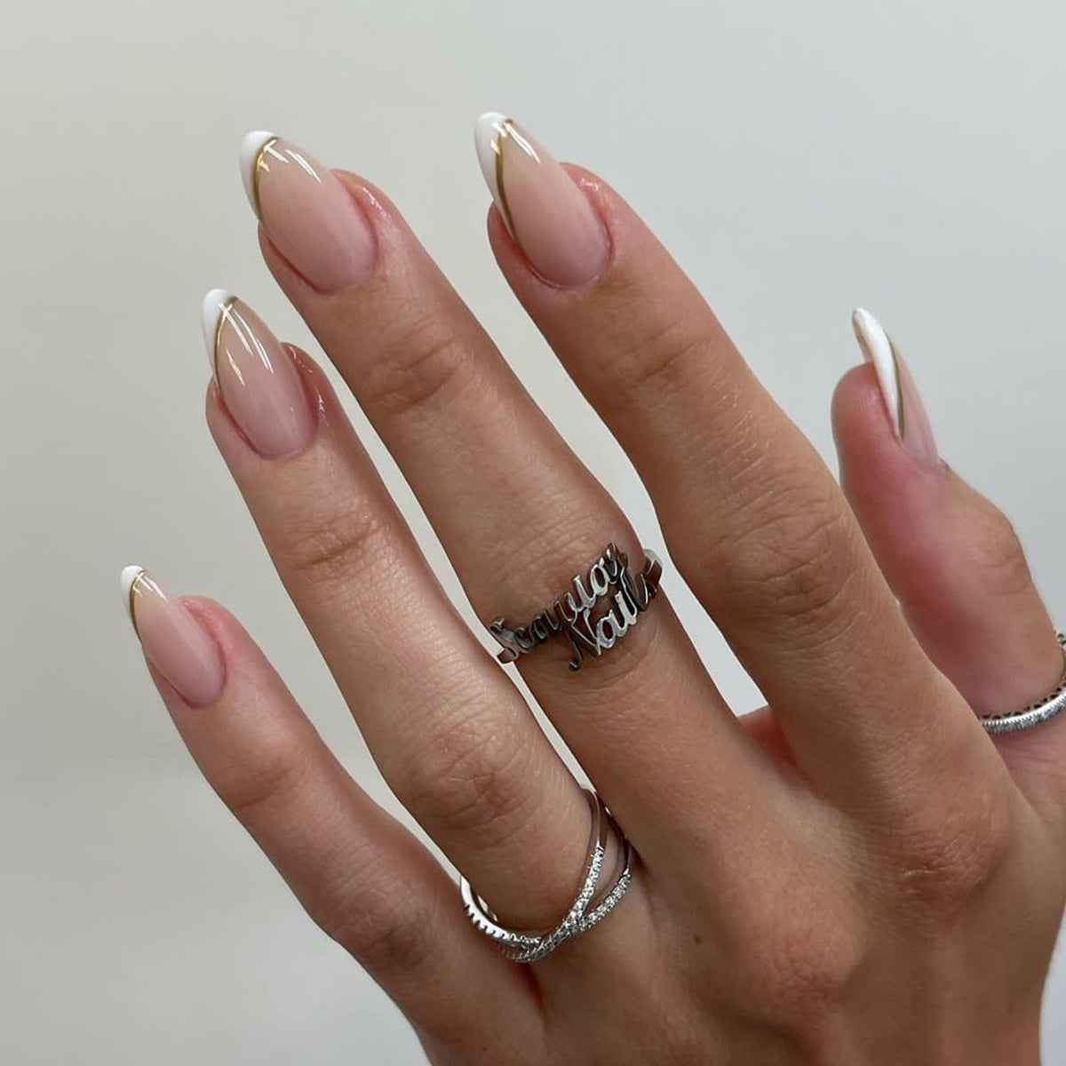 Holographic Designer Nail Set 10 Pieces
