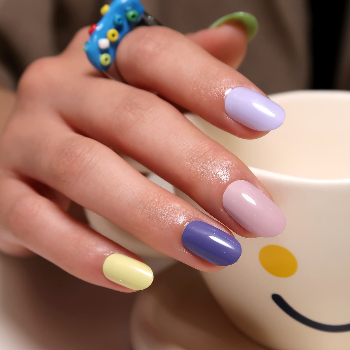 Beautiful Bohemian Nail Set 10 Pieces