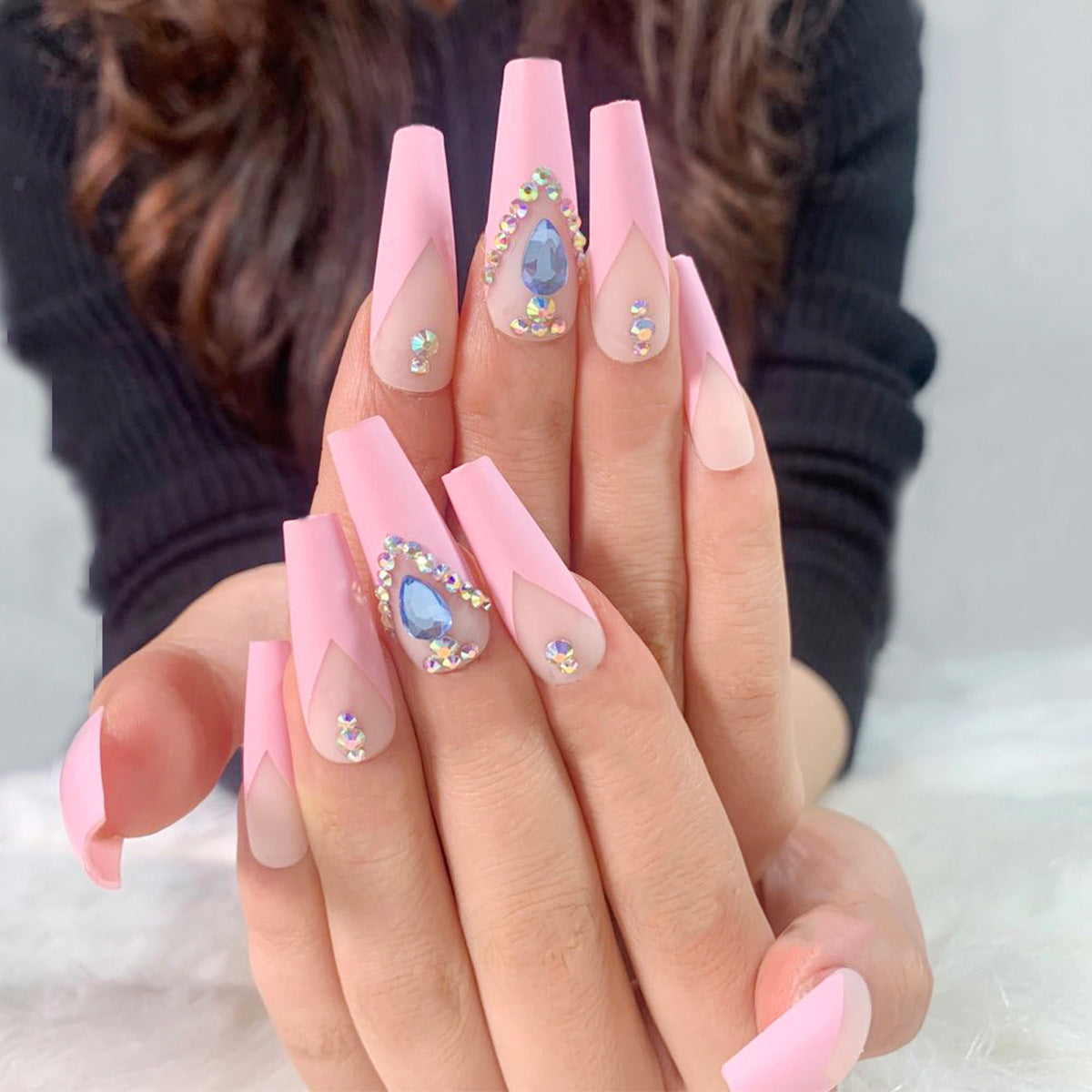 Stunning Nude Nail Set 10 Pieces