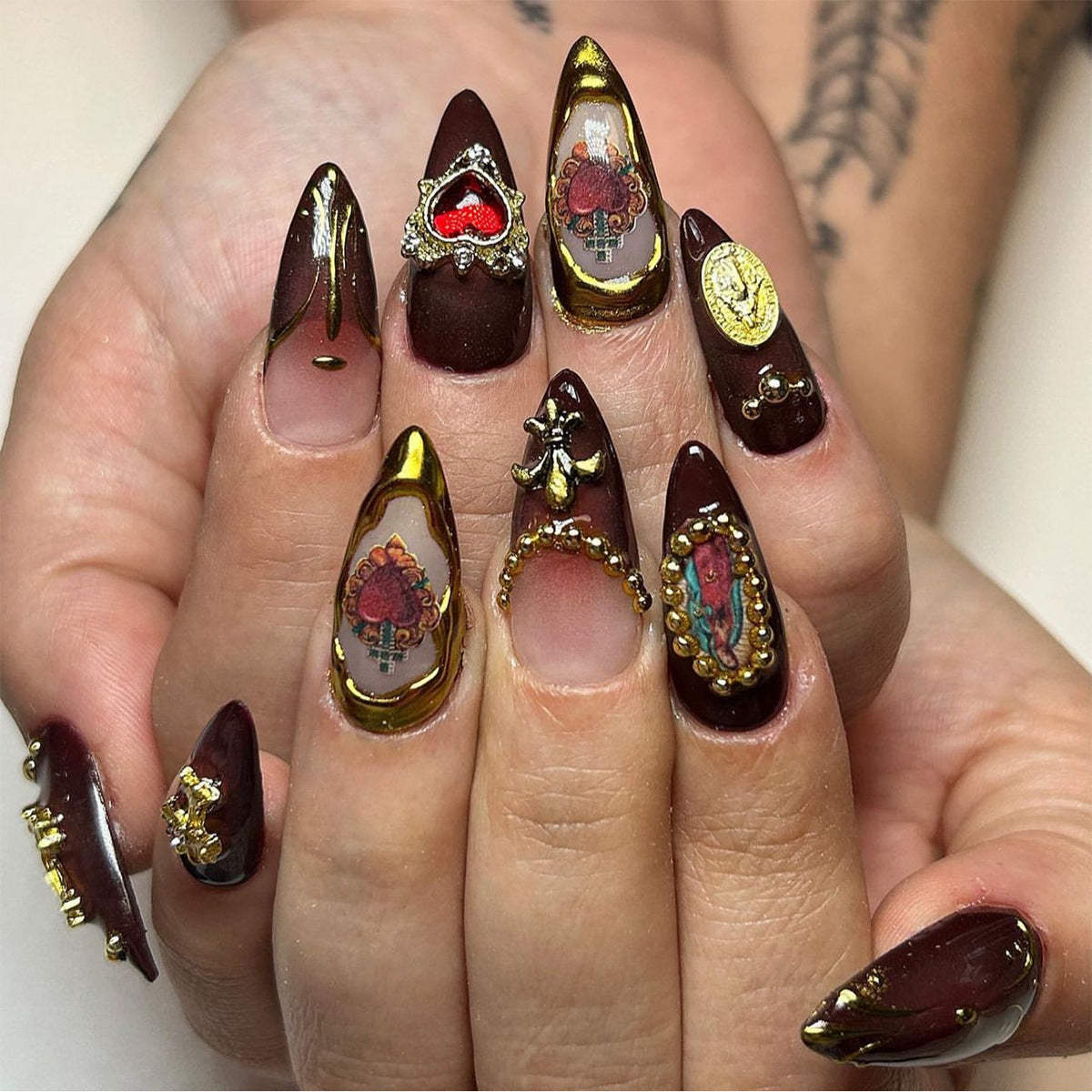 Autumn Press-On Nails 10 Pieces