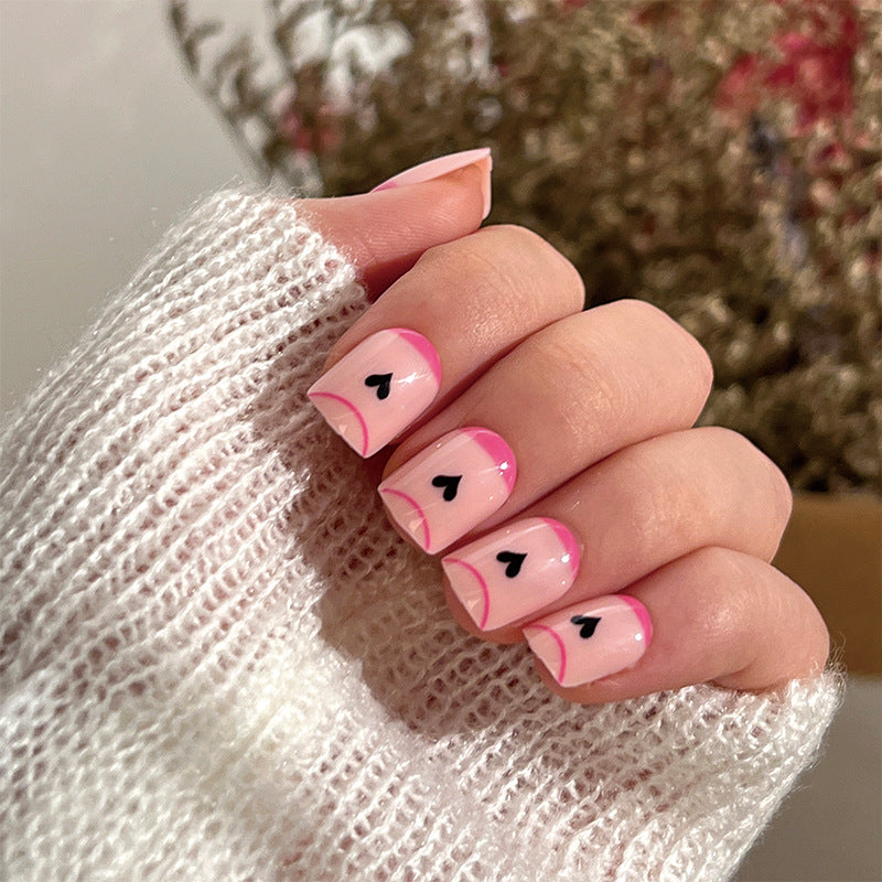 Natural Fake Nails Set 10 Pieces