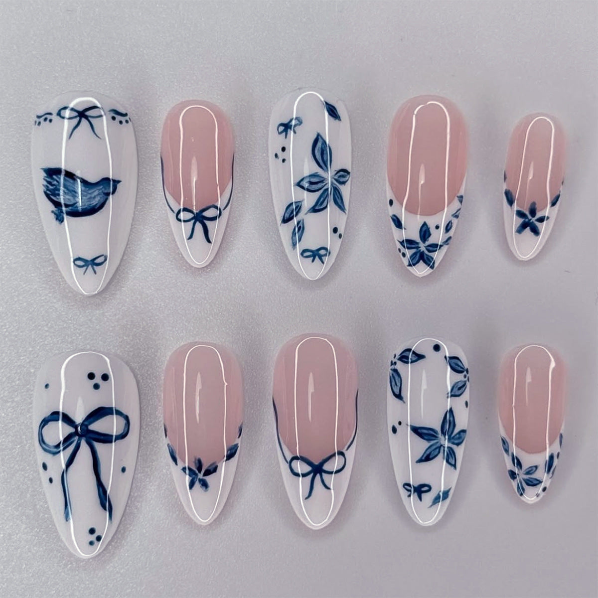 Handcrafted Matte Nail Set 10 Pieces