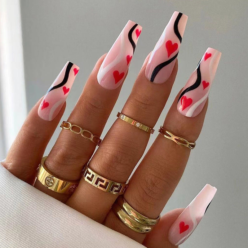 Autumn Fake Nails Set 10 Pieces