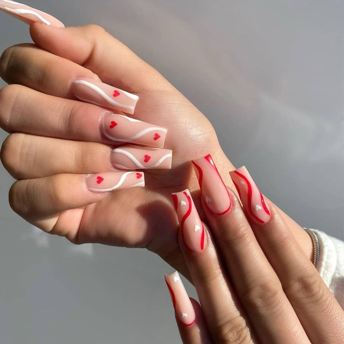 Matte Designer Nail Set 10 Pieces