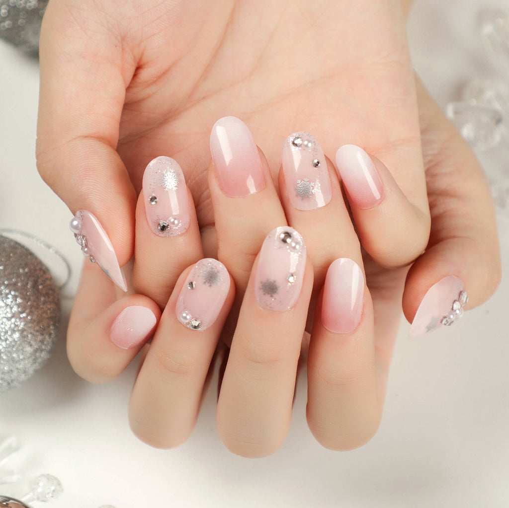 Floral Designer Nail Set 10 Pieces