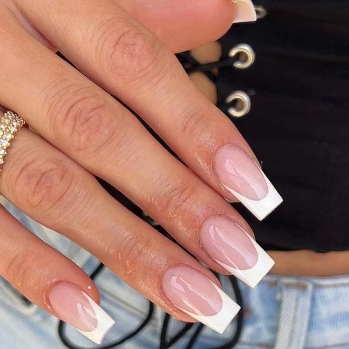 Nude Designer Nail Set 10 Pieces