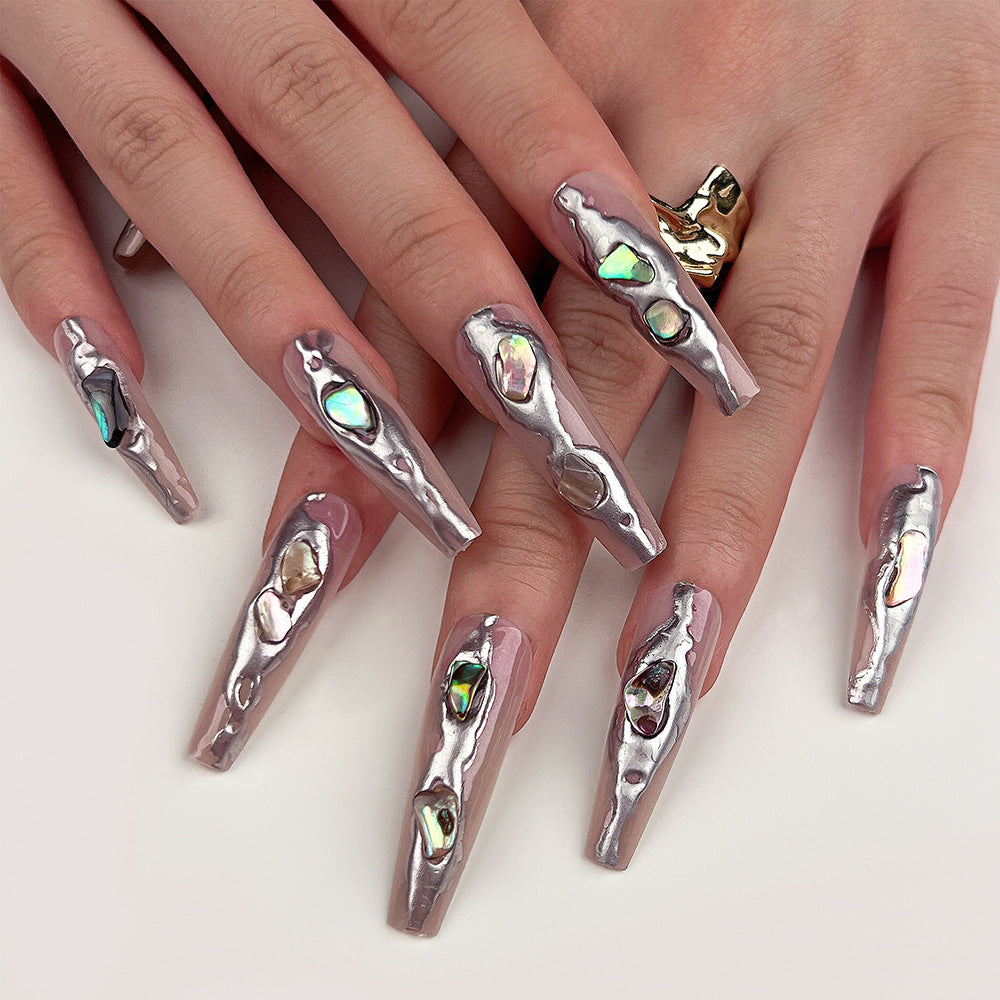 Autumn Fake Nails Set 10 Pieces