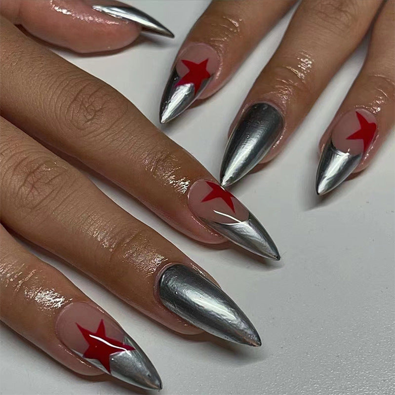 Beautiful Glossy Nail Set 10 Pieces