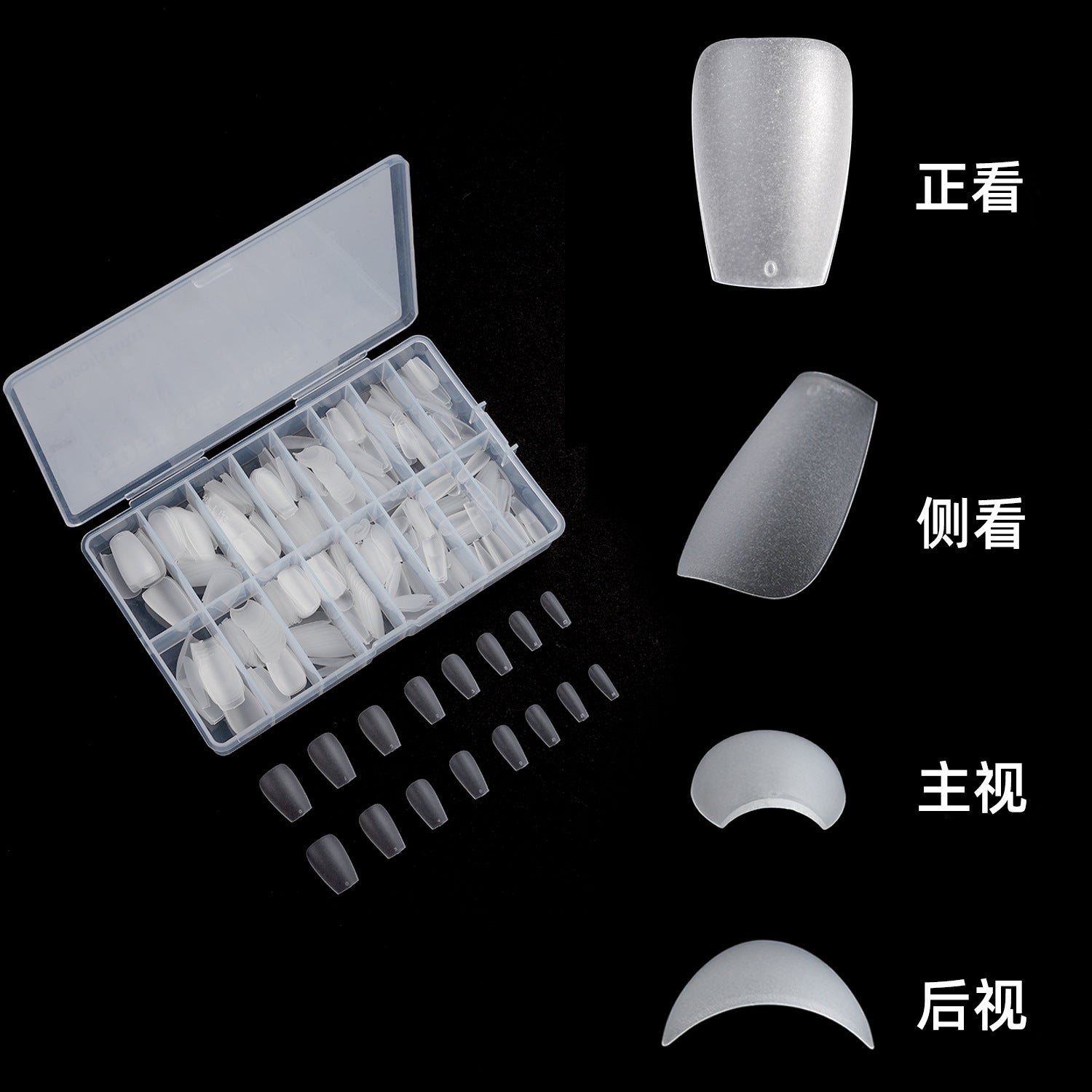 Floral Designer Nail Set 10 Pieces