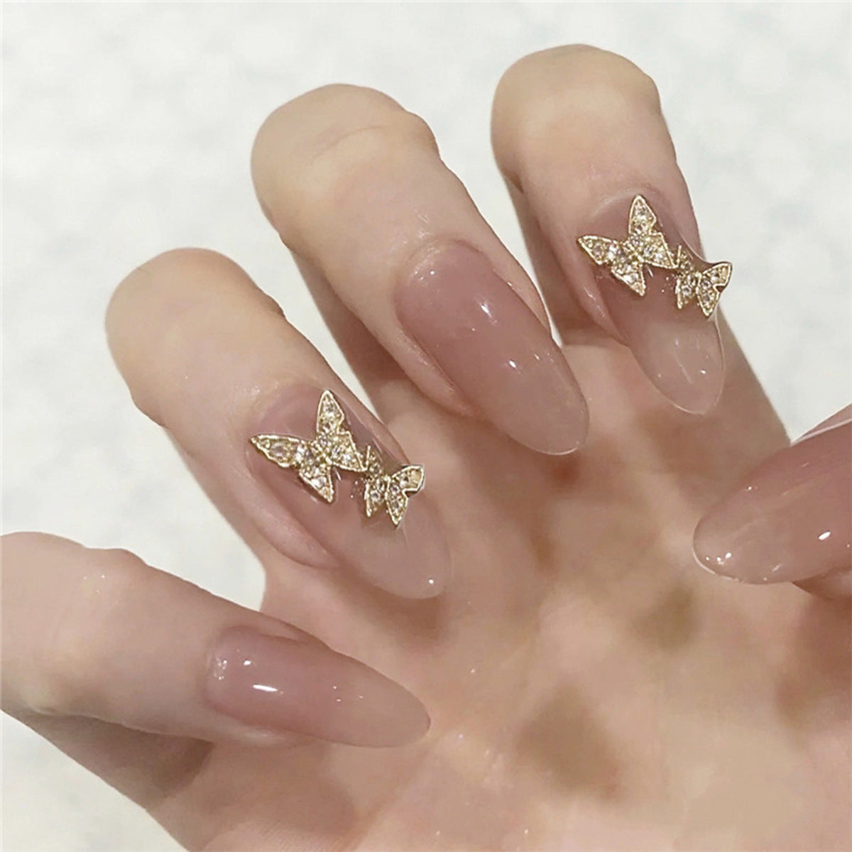 Handcrafted Sparkle Nail Set 10 Pieces