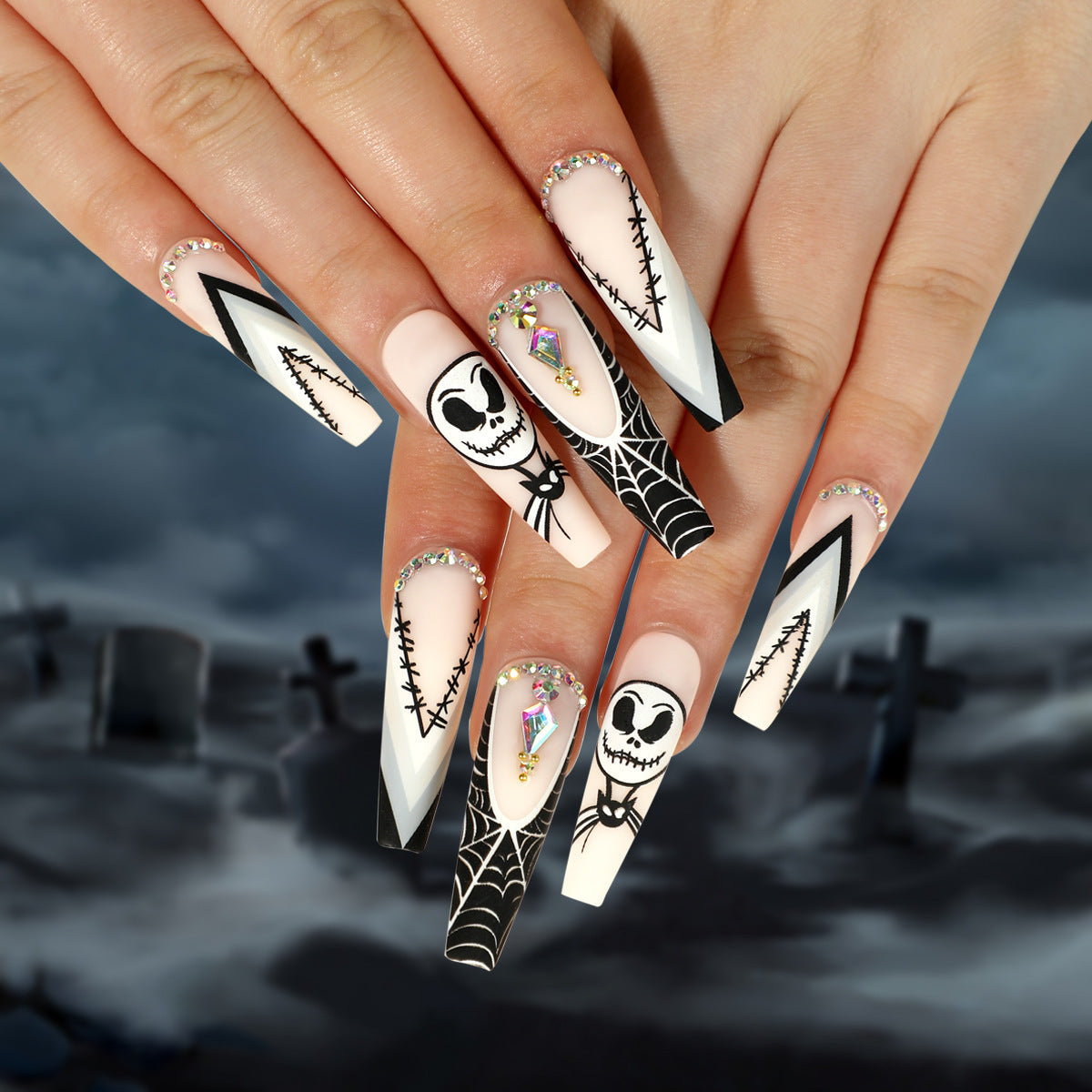 Modern Fake Nails Set 10 Pieces