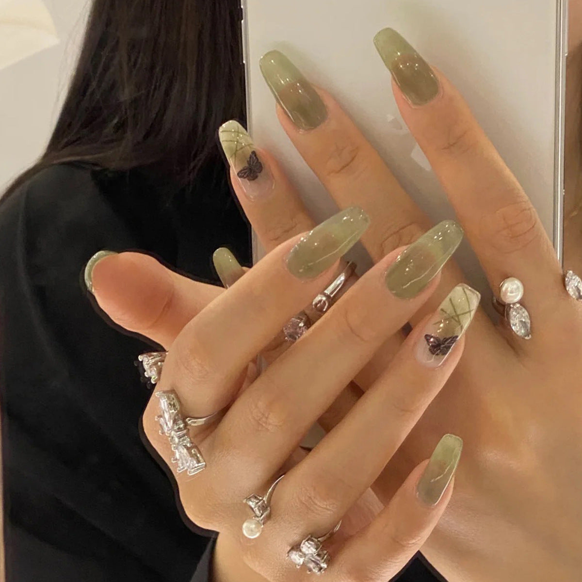 Chic Fake Nails Set 10 Pieces