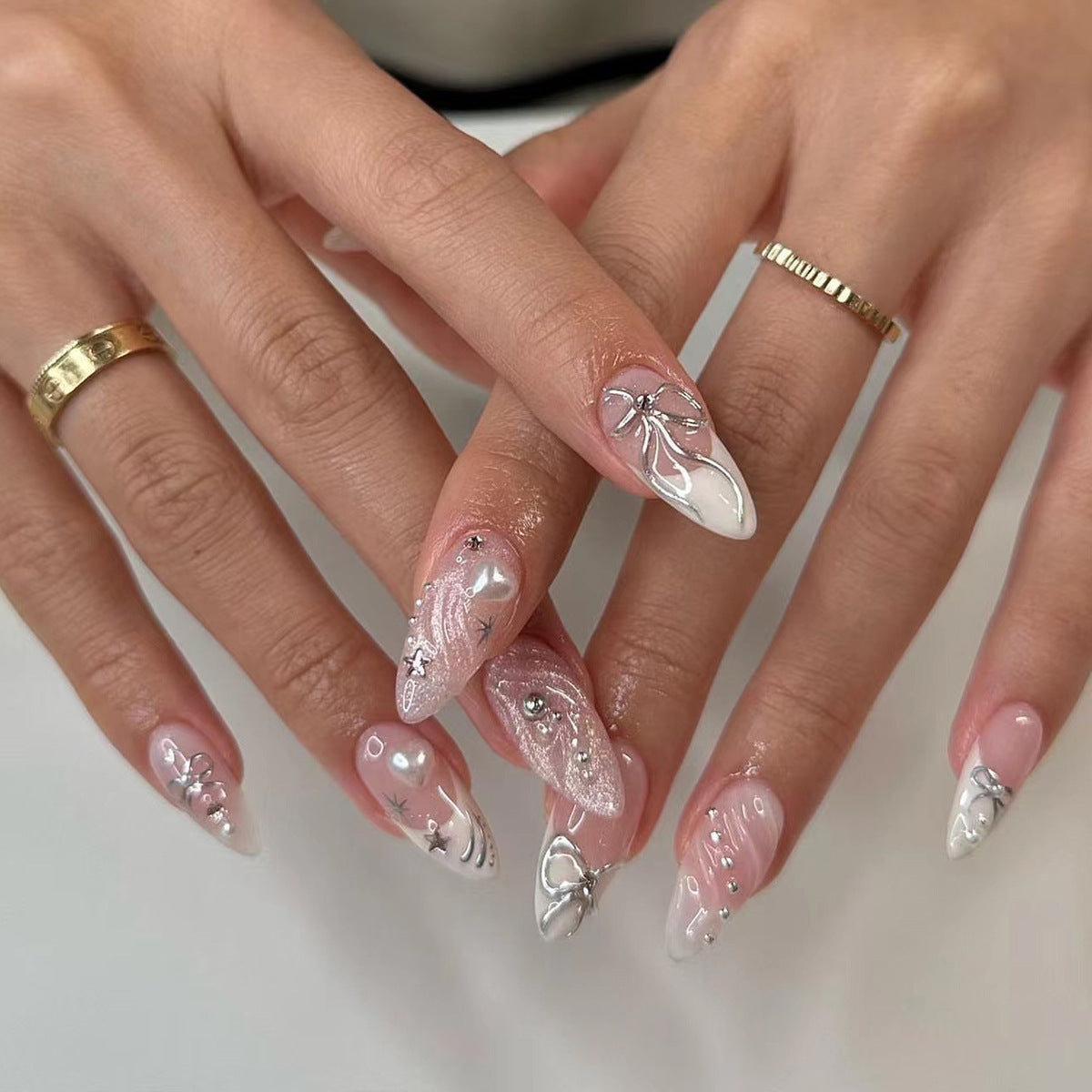 Ombre Press-On Nails 10 Pieces