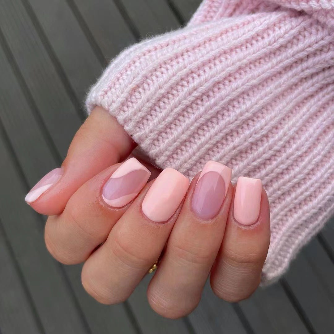 Abstract Fake Nails Set 10 Pieces