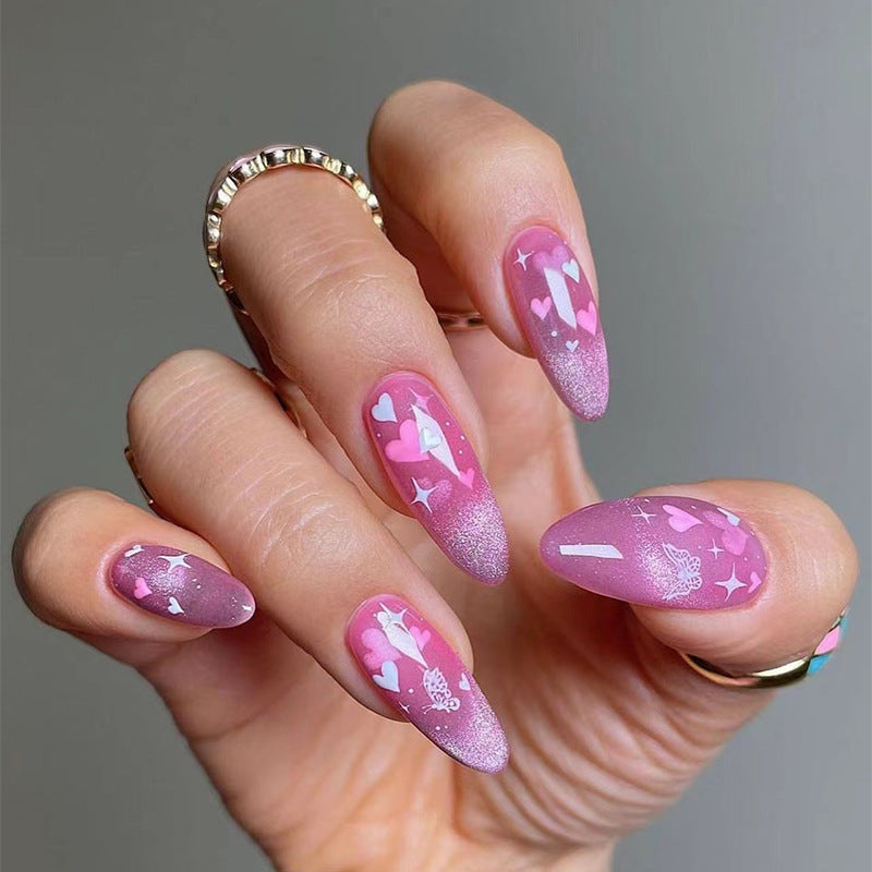 Bohemian Fake Nails Set 10 Pieces