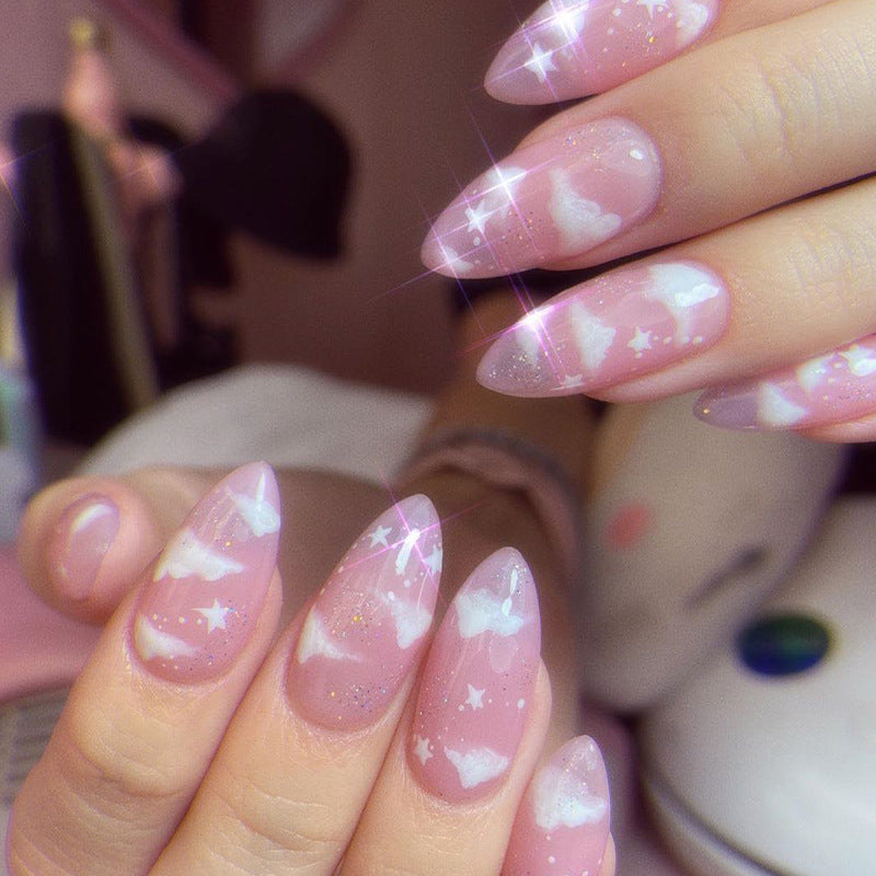 Handcrafted Winter Nail Set 10 Pieces