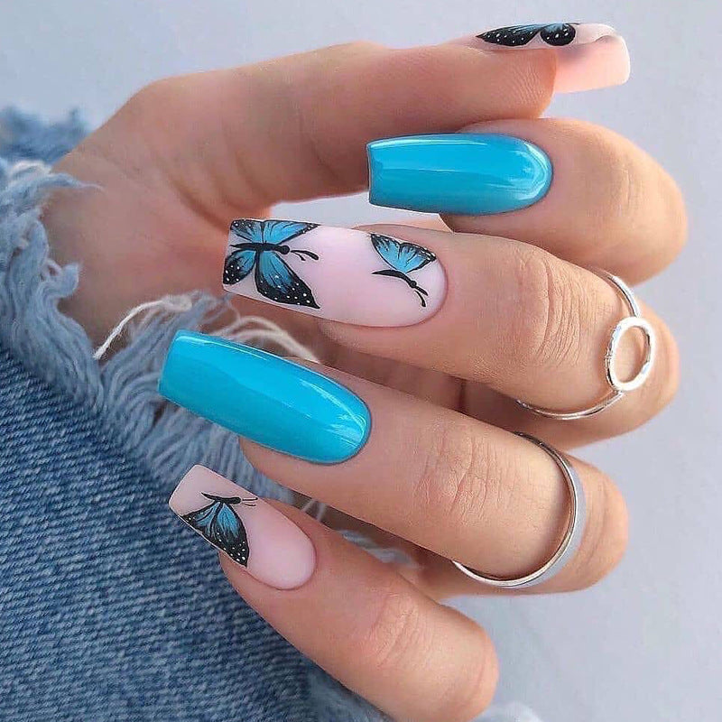 Autumn Designer Nail Set 10 Pieces