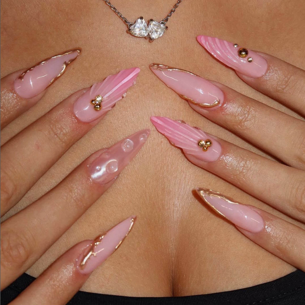 Festive Nail Set 10 Pieces