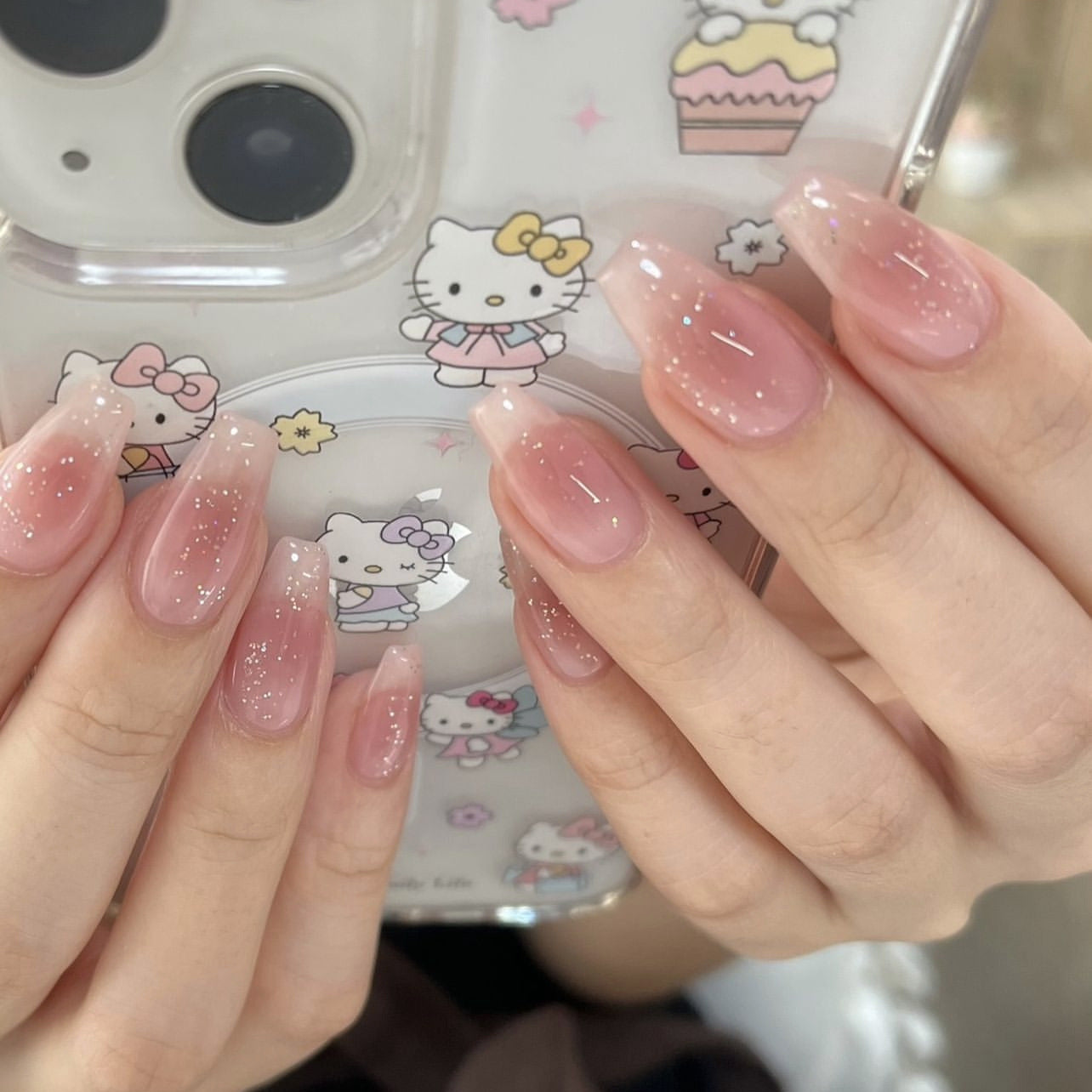 Beautiful Natural Nail Set 10 Pieces