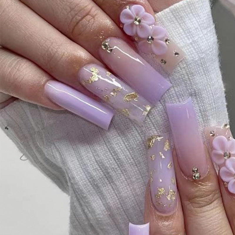 Handcrafted French Nail Set 10 Pieces