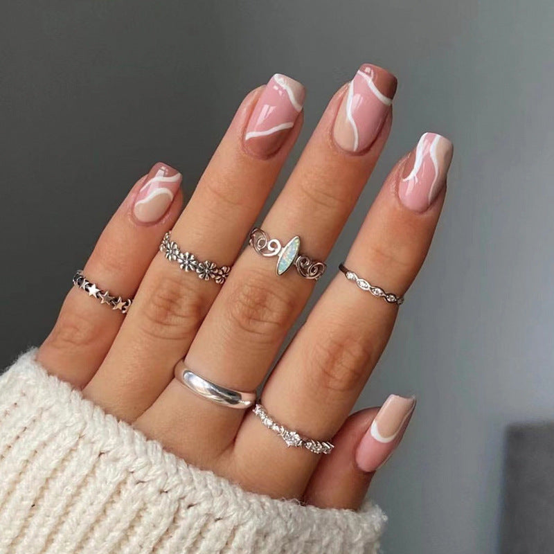 Beautiful Spring Nail Set 10 Pieces