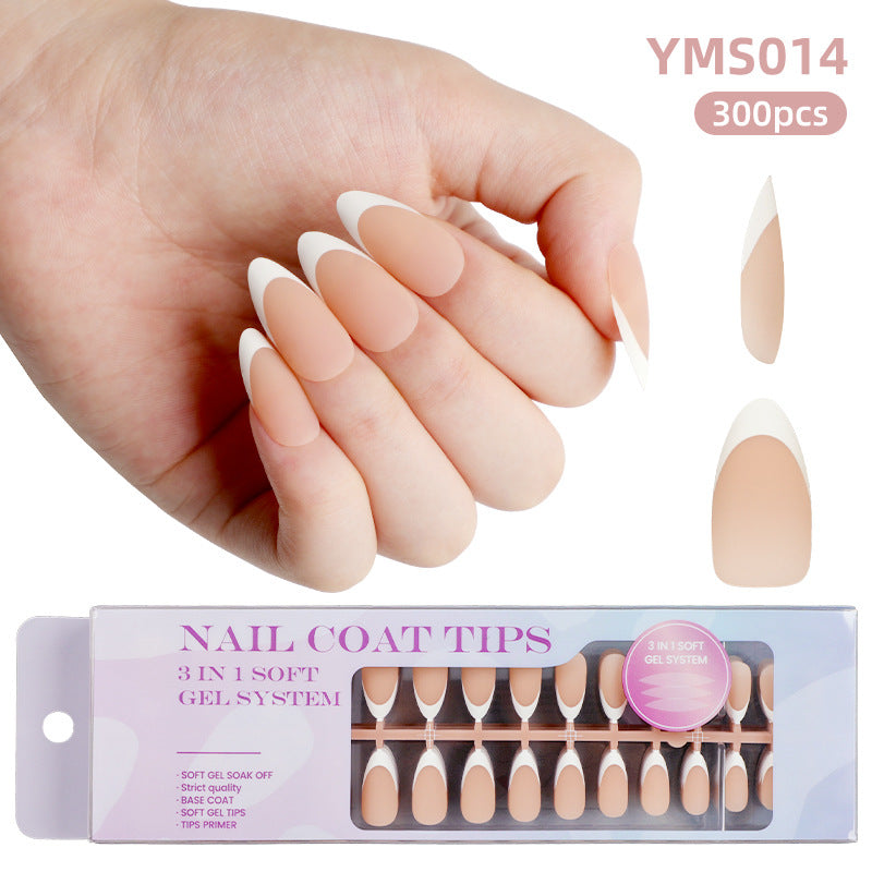 Stunning French Nail Set 10 Pieces