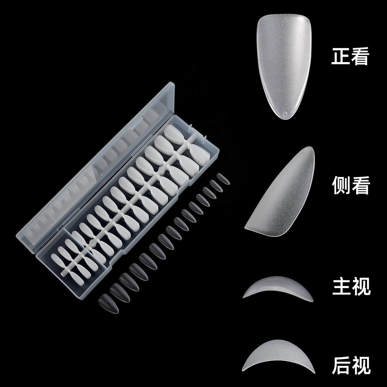 Gothic Nail Set 10 Pieces