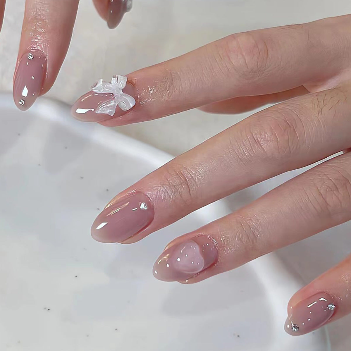 Handcrafted Geometric Nail Set 10 Pieces