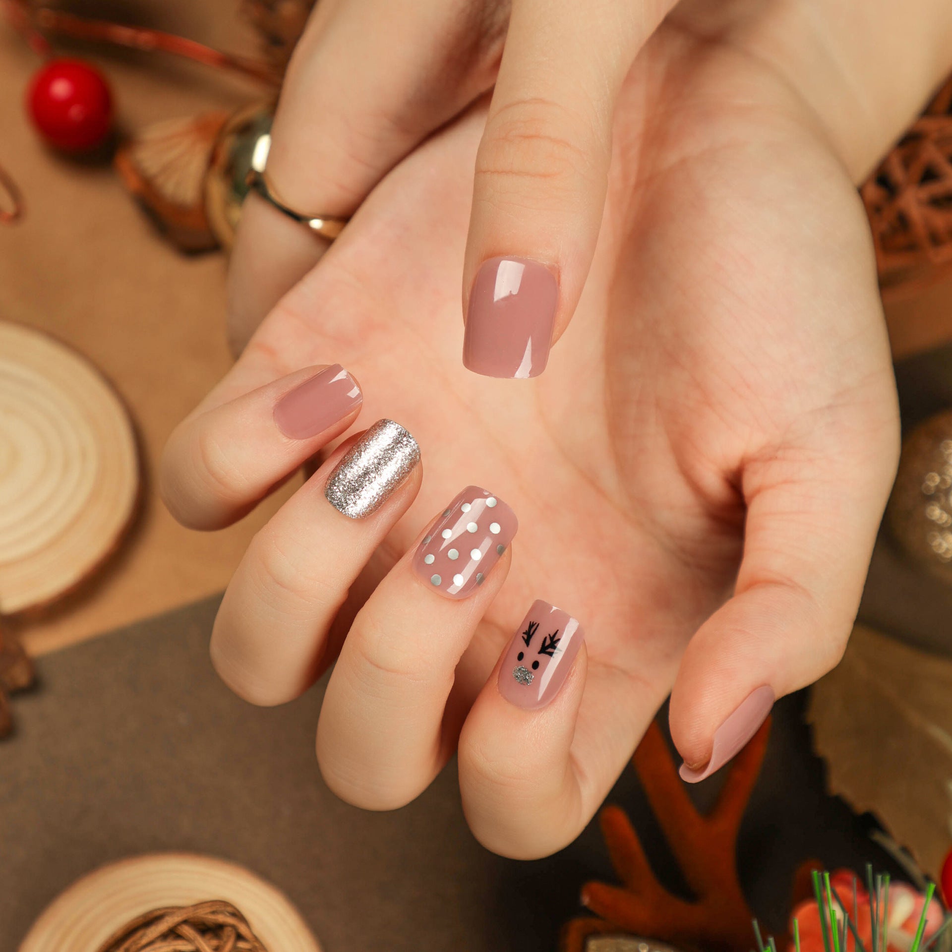 Gothic Designer Nail Set 10 Pieces