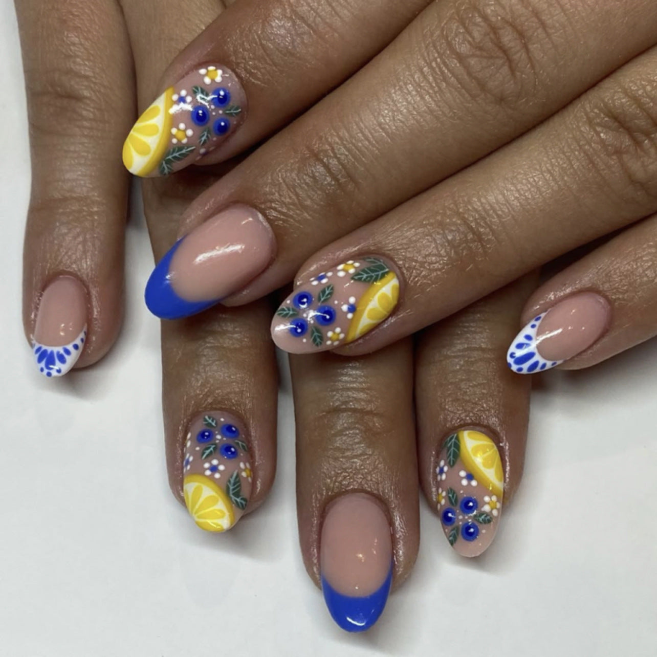 Spring Press-On Nails 10 Pieces