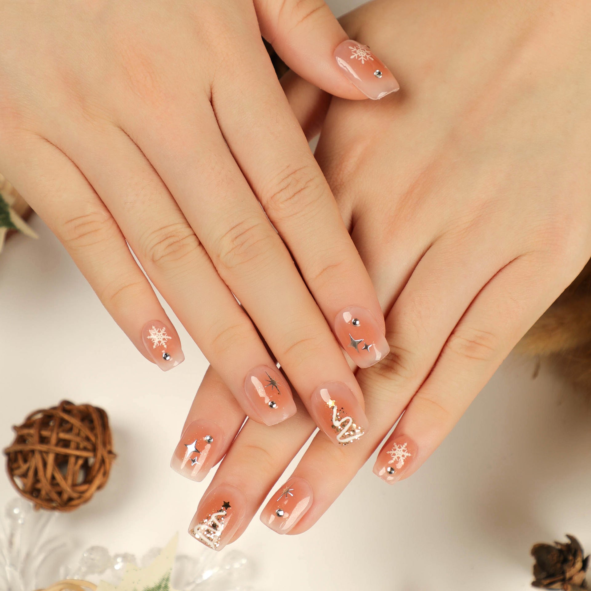 Gothic Designer Nail Set 10 Pieces