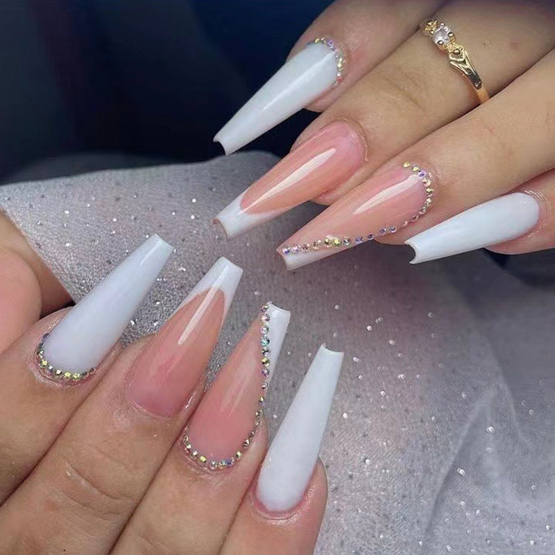 Stunning Bridal Nail Set 10 Pieces
