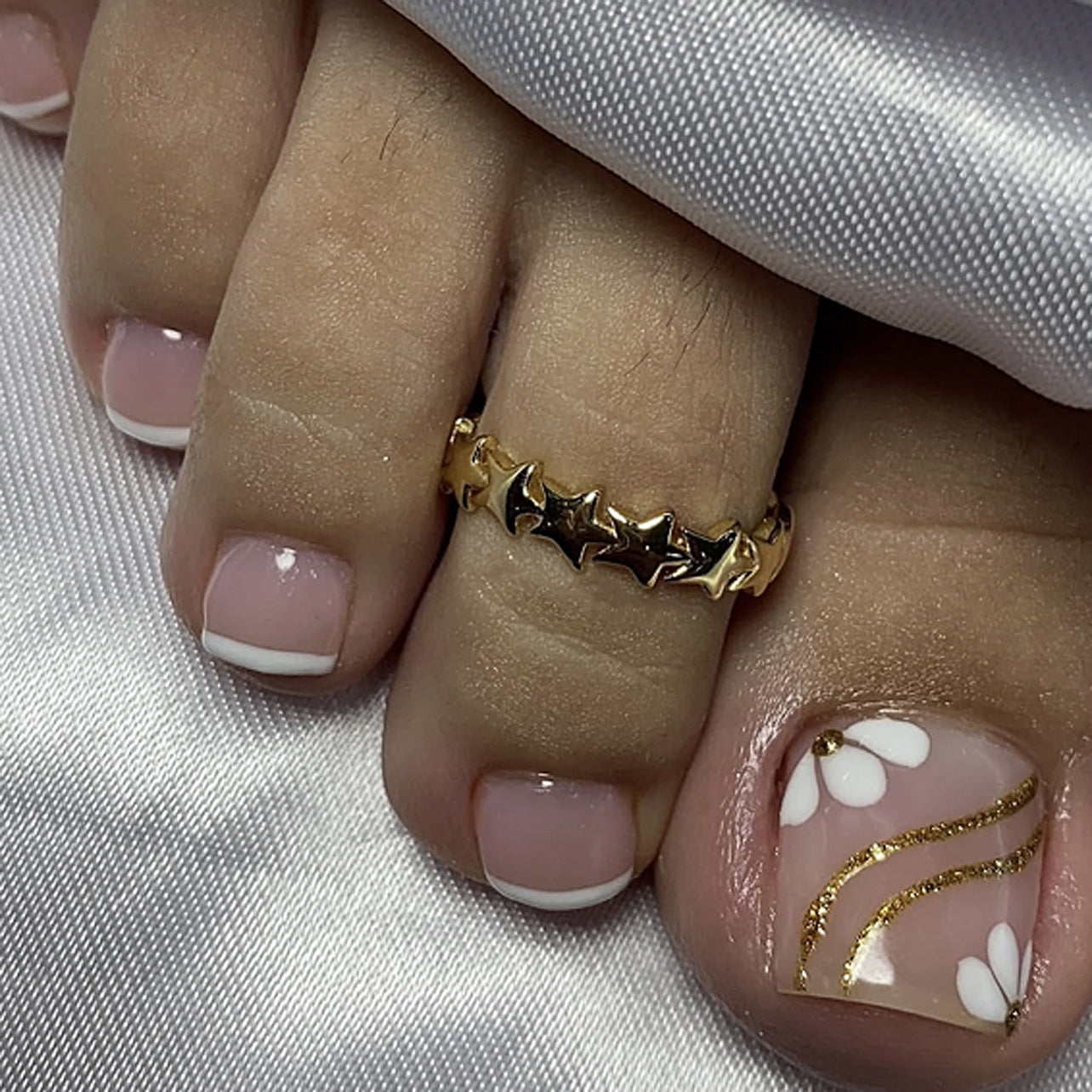 Stunning Holographic Nail Set 10 Pieces
