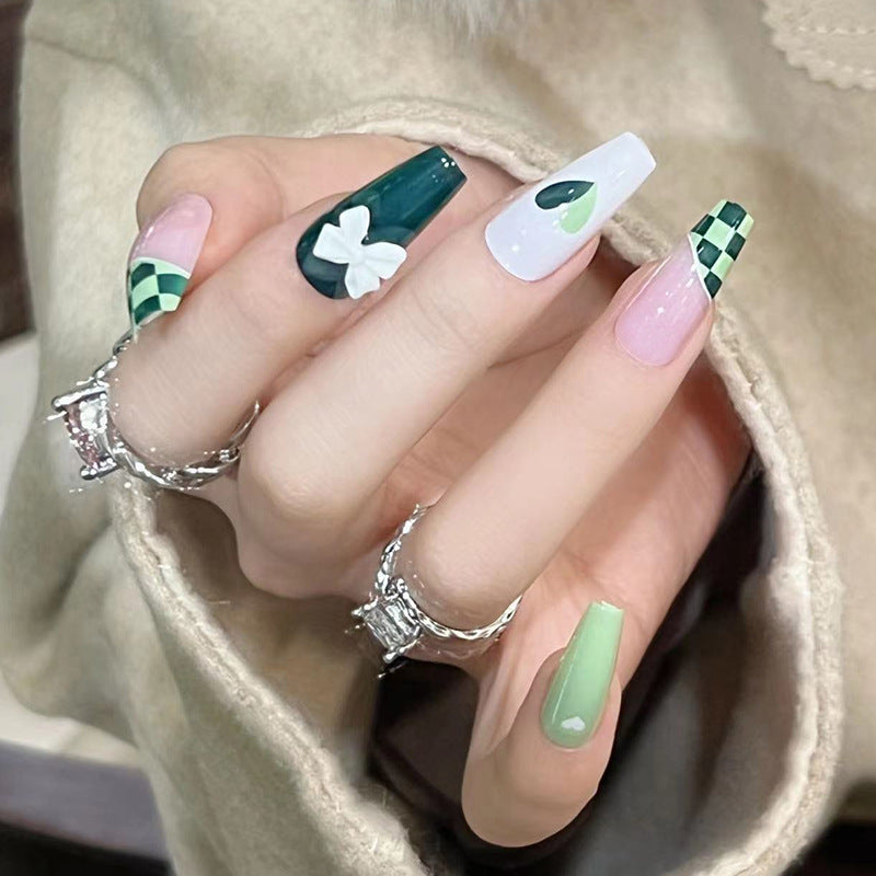 Crystal Press-On Nails 10 Pieces
