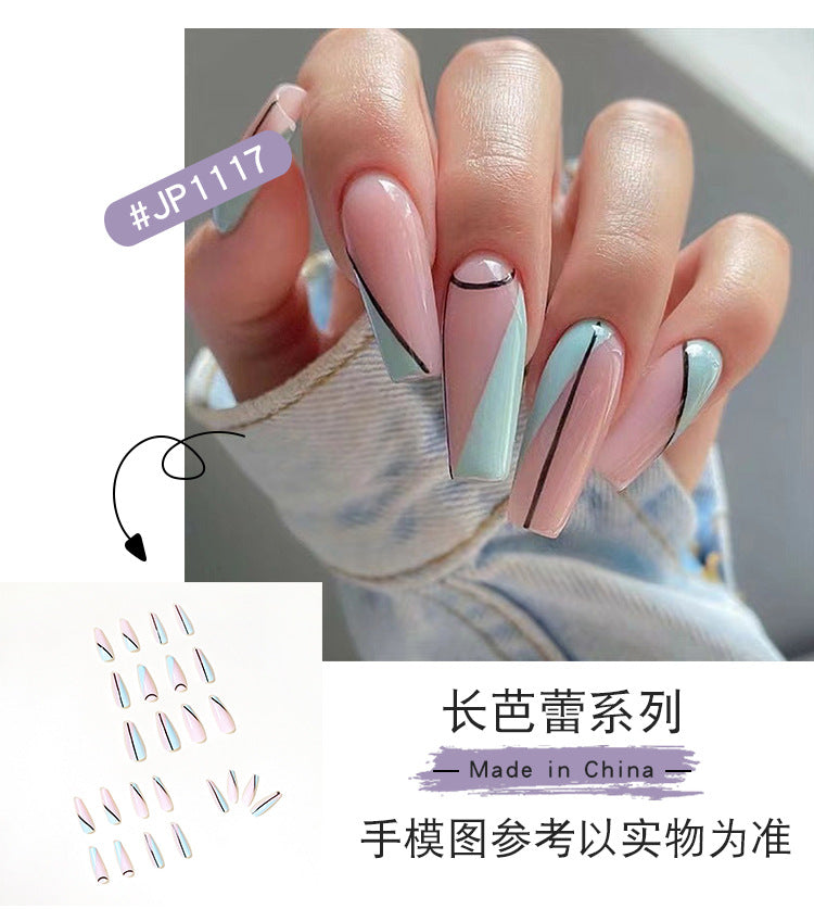 Holographic Designer Nail Set 10 Pieces
