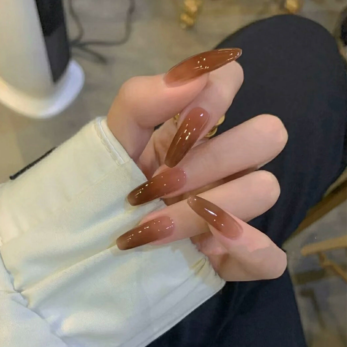 Handcrafted Marble Nail Set 10 Pieces