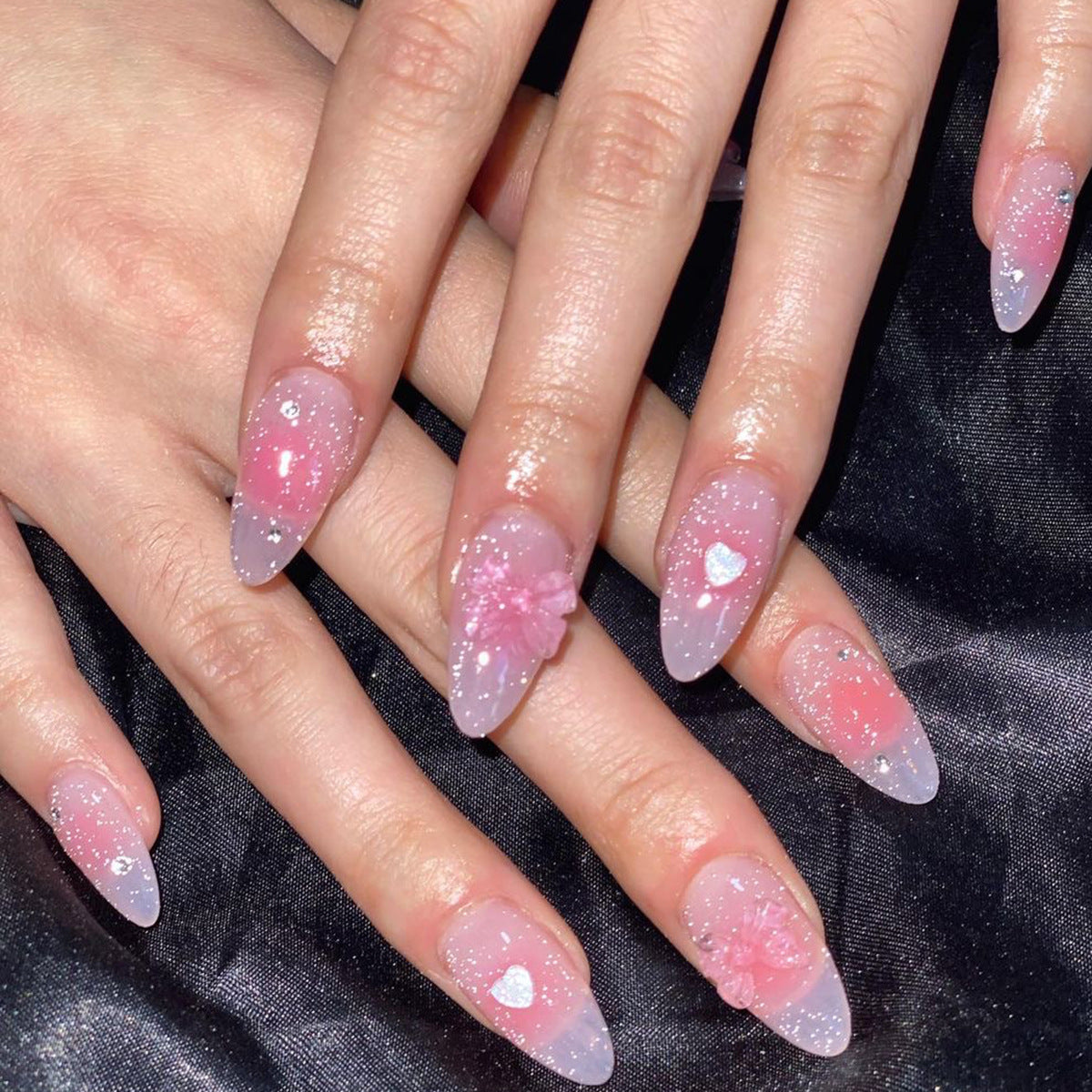 Handcrafted Ombre Nail Set 10 Pieces
