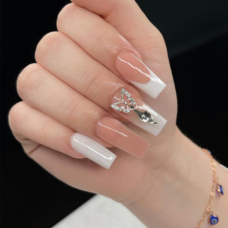 Crystal Press-On Nails 10 Pieces