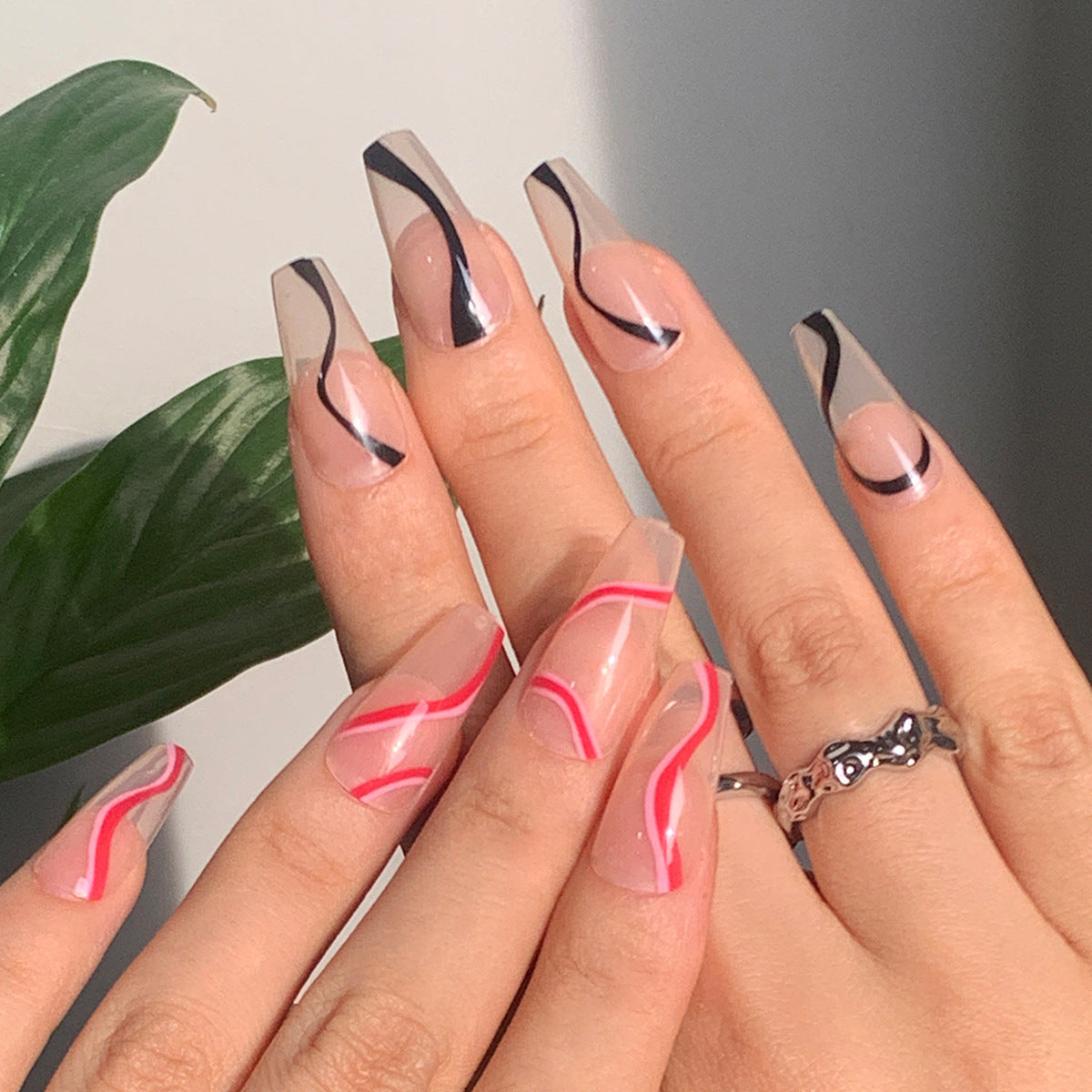 Modern Designer Nail Set 10 Pieces
