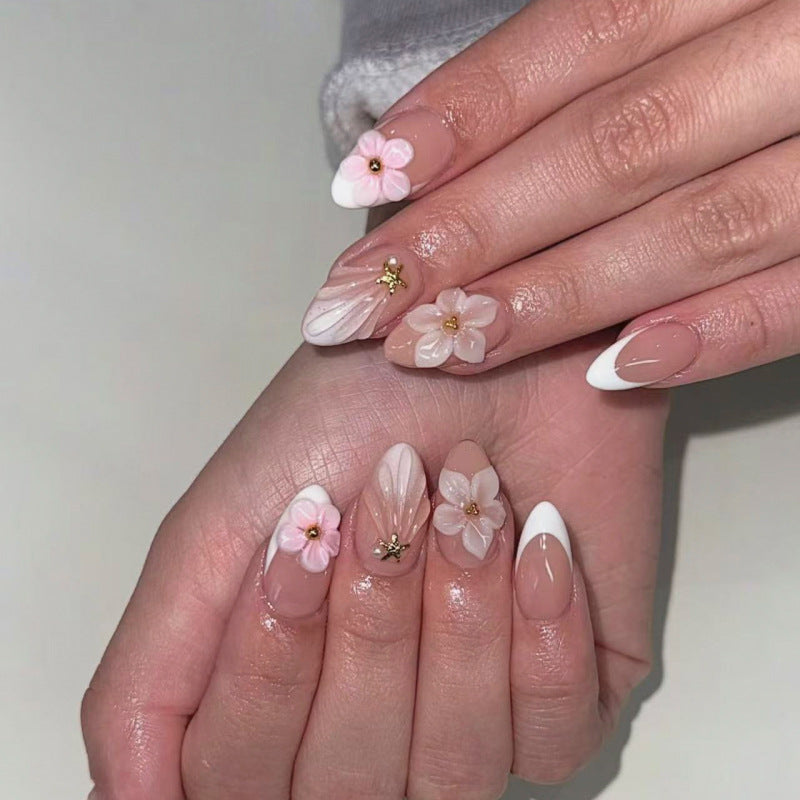 Beautiful Glitter Nail Set 10 Pieces