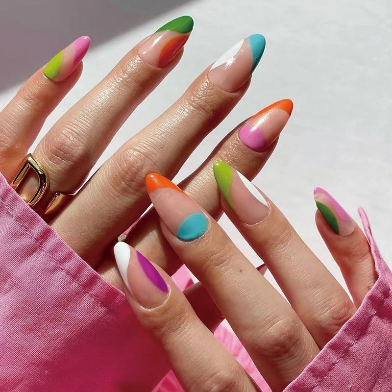 Stunning Floral Nail Set 10 Pieces