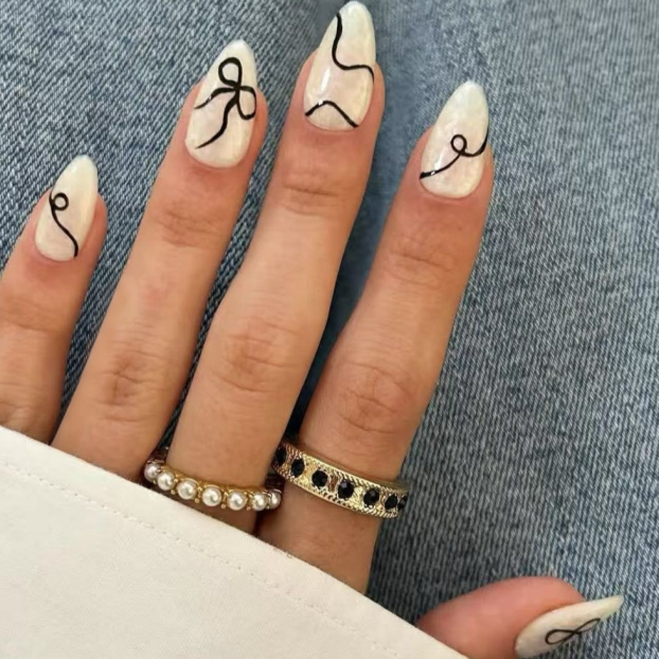 Handcrafted Marble Nail Set 10 Pieces