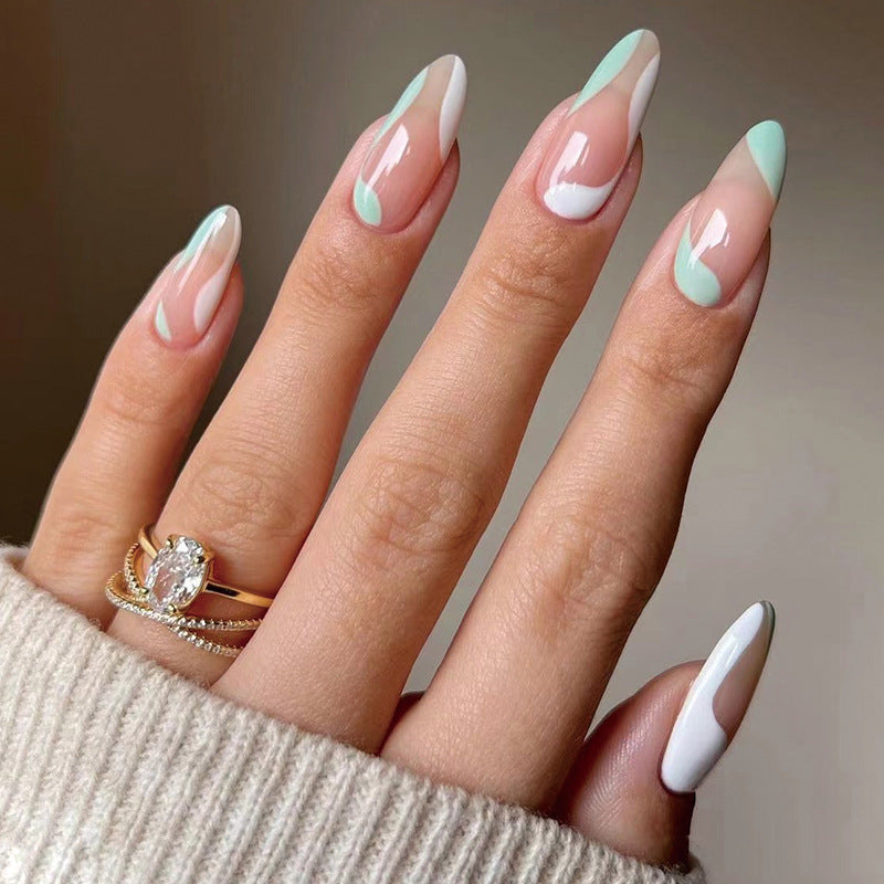 Glossy Press-On Nails 10 Pieces