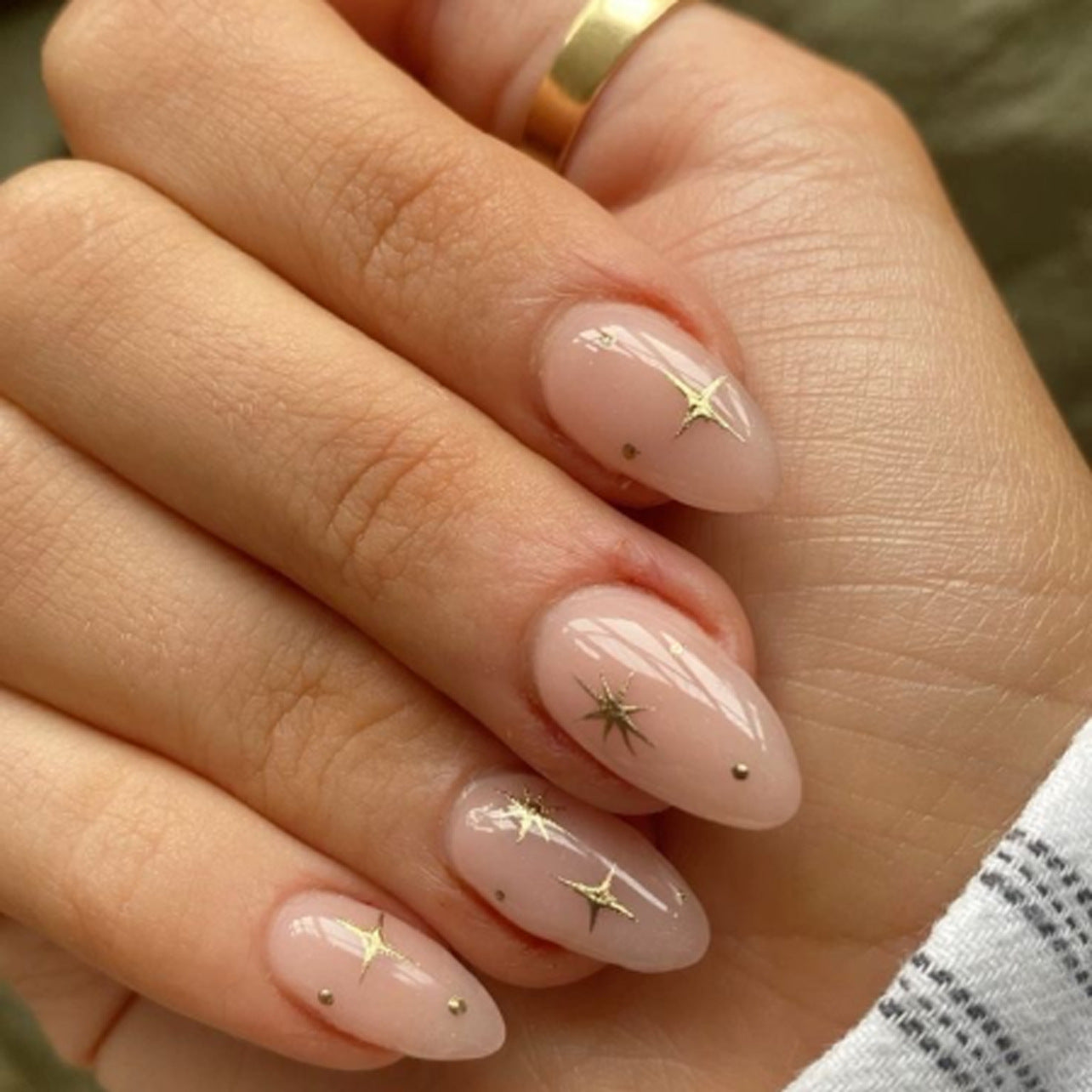 Marble Designer Nail Set 10 Pieces