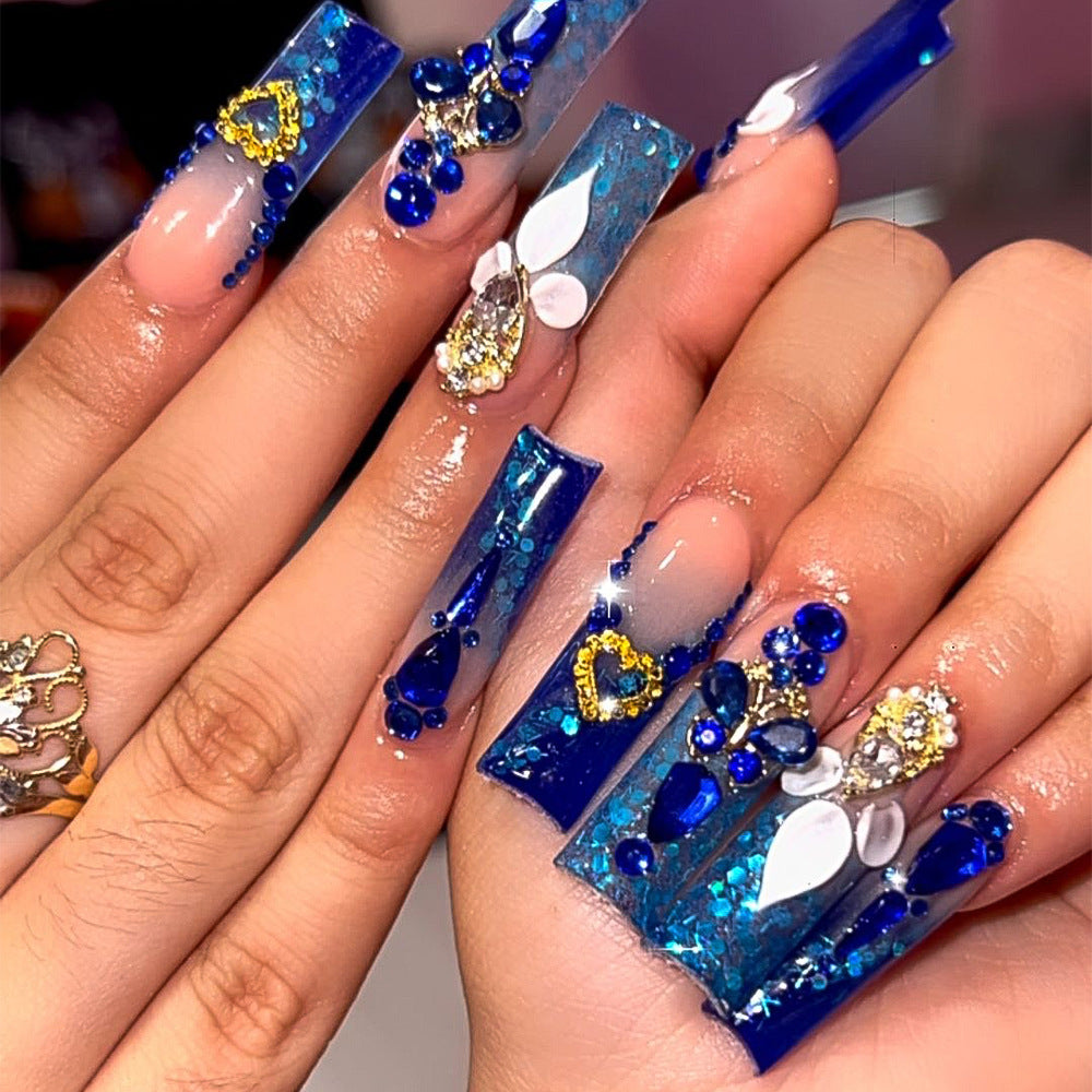 Holiday Fake Nails Set 10 Pieces