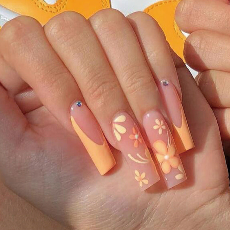 Natural Press-On Nails 10 Pieces