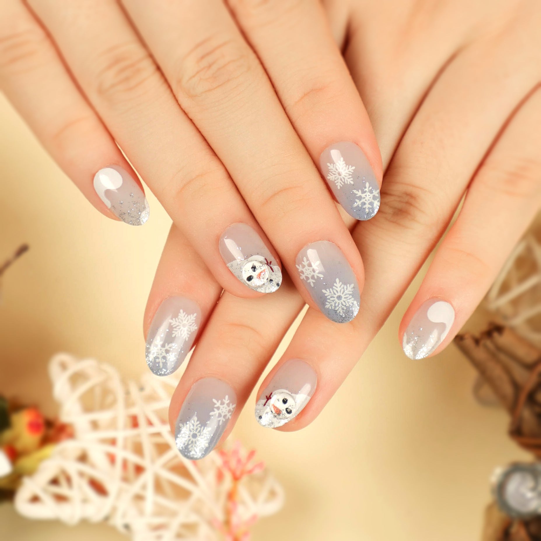 Gothic Press-On Nails 10 Pieces