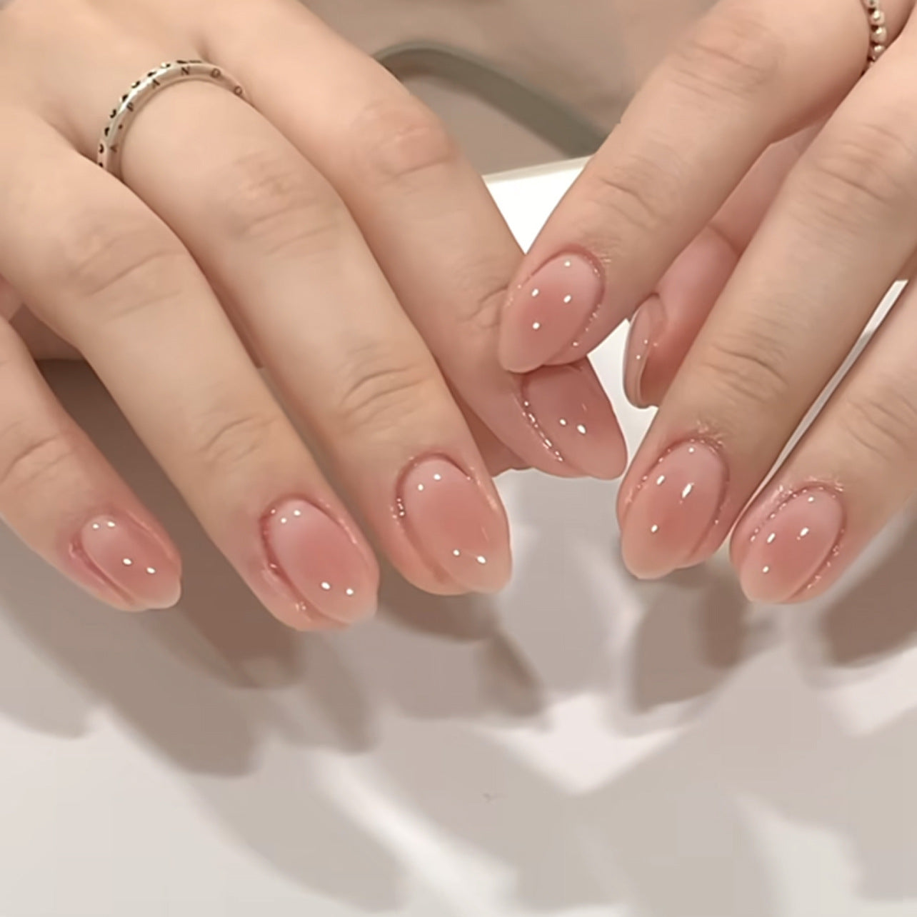Stunning Marble Nail Set 10 Pieces